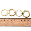 Brass Micro Pave Cubic Zirconia Finger Rings RJEW-P166-12G-5