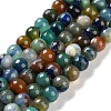 Natural Fire Crackle Agate Beads Strands G-M437-A01-01E-2