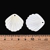 Carved Natural Freshwater Shell Pendants SHEL-T020-62B-4