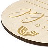Wooden Hello World Baby Photo Props WOOD-D023-07-3