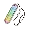 Glass Rectangle Hanging Suncatchers LS-HJEW-P018-C03-1