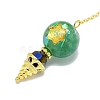 Round Resin Dowsing Pendulum Big Pendants G-C117-01G-09-2