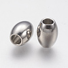 Tarnish Resistant 201 Stainless Steel European Beads STAS-F141-09P-2
