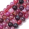 Natural Dragon Veins Agate Beads Strands GG-CBA9070-A01-01-2