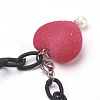 Handmade Silk Chains Charm Bracelets BJEW-JB03875-4