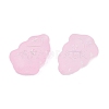 Frosted Transparent Acrylic Beads OACR-P029-04B-05-3