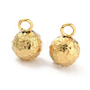 Ion Plating(IP) 304 Stainless Steel Charms STAS-O147-03B-G-2