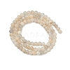 Natural White Moonstone Beads Strands G-D294-4mm-01-5