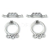 Tibetan Style Alloy Toggle Clasps X-LF10795Y-NF-2