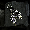 Spiral Alloy Dangle Earrings FS-WG8B3F2-01-2