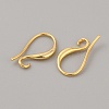 Brass Earring Hooks LS-KK-WH0011-45G-2
