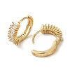 Brass Hoop Earrings EJEW-L271-15KCG-01-2