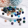 Kissitty 100Pcs 10 Style Natural Gemstone Beads G-KS0001-04-3