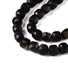 Natural Golden Sheen Obsidian Beads Strands G-N342-110-3