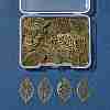100Pcs Iron Filigree Joiners Pendants IFIN-FS0001-61-7