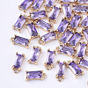 Transparent Glass Charms X-GLAA-T007-13C-1