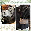 Alloy Rhinestone & Iron Keychain KEYC-YW00279-02-6