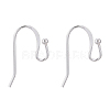 925 Sterling Silver Earring Hooks X-STER-I014-10S-1