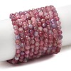 Natural Pink Tourmaline Beads Strands G-N342-33C-2