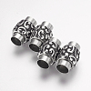 304 Stainless Steel Magnetic Clasps with Glue-in Ends X-STAS-F124-05AS-1