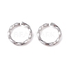 Tarnish Resistant 304 Stainless Steel Open Jump Rings STAS-F191-12P-C-4