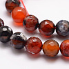 Natural Fire Crackle Agate Bead Strands G-K166-07F-8mm-12-3