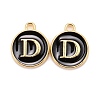 Golden Plated Alloy Charms LS-ENAM-S118-02D-1