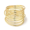 Brass Wire Layer Wrap Ring RJEW-Q778-34G-2