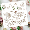 PET Hollow Out Drawing Painting Stencils DIY-WH0391-0649-3