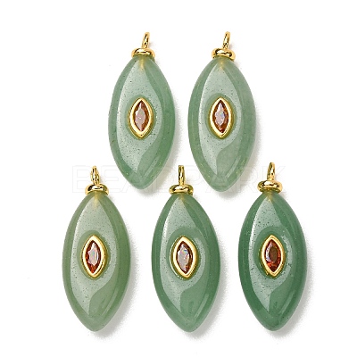 Natural Green Aventurine Pendants GG-CBAA798-04G-06-1