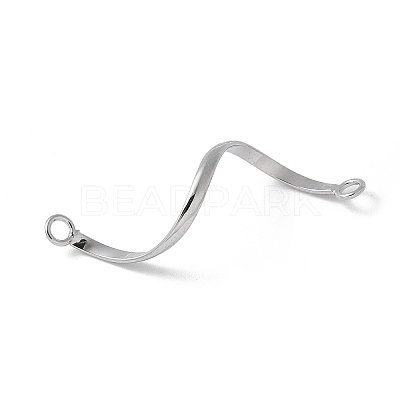 925 Sterling Silver Connector Charms STER-M093-04P-1