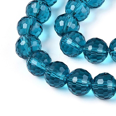 Transparent Glass Bead Strands GLAA-R095-12mm-25-1