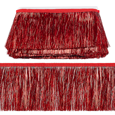 Tassel PET Polyester Ribbon Trim OCOR-WH0082-230C-1
