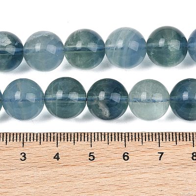 Natural Blue Fluorite Beads Strands GG-CBAF158-12mm-1