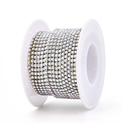 Iron Rhinestone Cup Chains CH-T006-02A-05-1