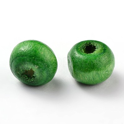 Dyed Natural Wood Beads WOOD-Q006-6mm-05-LF-1