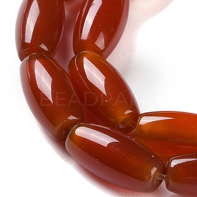Natural Carnelian Beads Strands G-NH0019-C01-04-1
