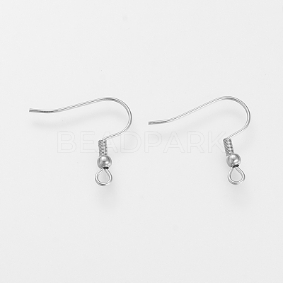 Tarnish Resistant 304 Stainless Steel Earring Hooks X-STAS-S066-11-1