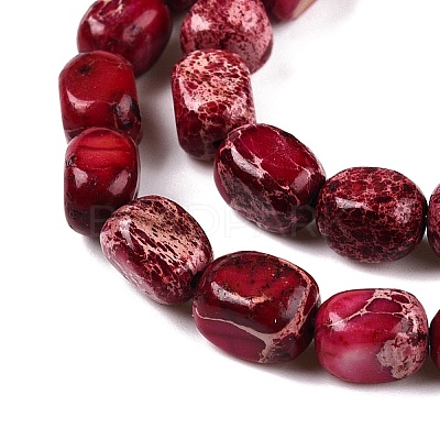 Natural Imperial Jasper Beads Strands G-N342-62E-1