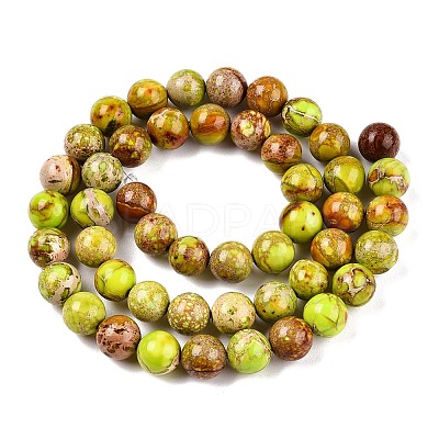 Natural Imperial Jasper Beads Strands G-N342-63K-1