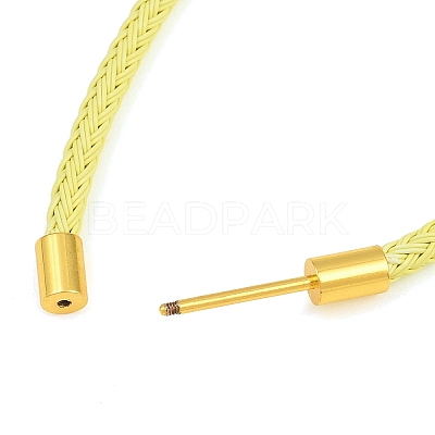 Braided Steel Wire Bracelet Making KK-CBA6056-03B-G-1