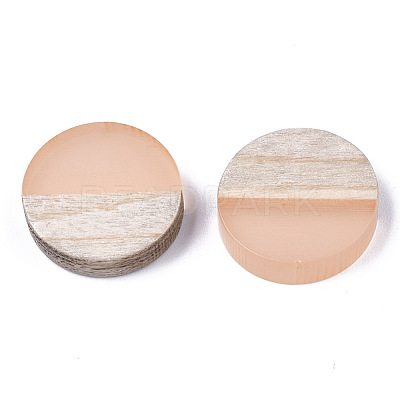 Resin & Wood Cabochons RESI-R425-05J-1