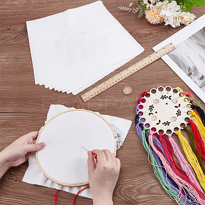 Cotton Embroidery Fabric DIY-WH0589-99-1