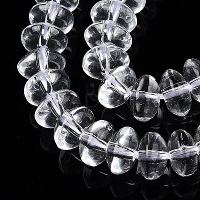 Transparent Glass Beads Strands GLAA-N001-62B-1