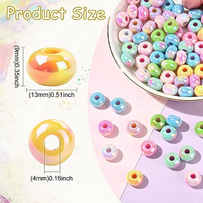 UV Plating Acrylic Beads OACR-CJC0007-11-1
