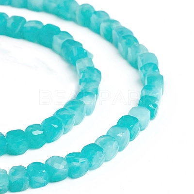 Natural Amazonite Beads Strands G-E560-A02-4mm-1