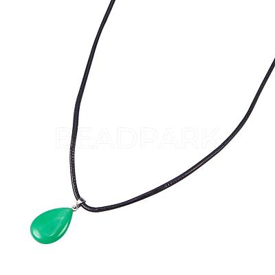 Round Leather Necklace Cords for Bracelet Neckacle Beading Jewelry Making X-WL-A002-18-1