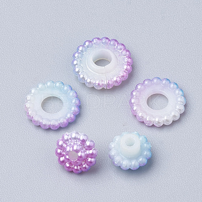 Imitation Pearl Acrylic Beads OACR-T004-10mm-08-1