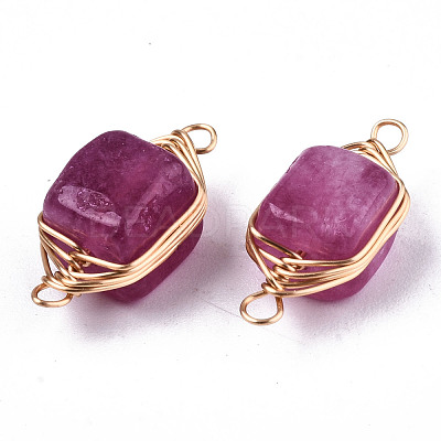 Natural Agate Links Connectors G-T131-99E-1