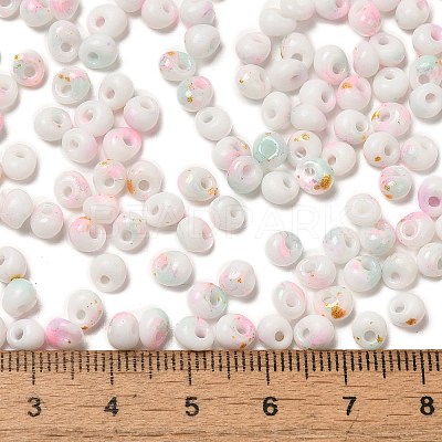 Baking Paint Glass Seed Beads SEED-F006-01A-14-1